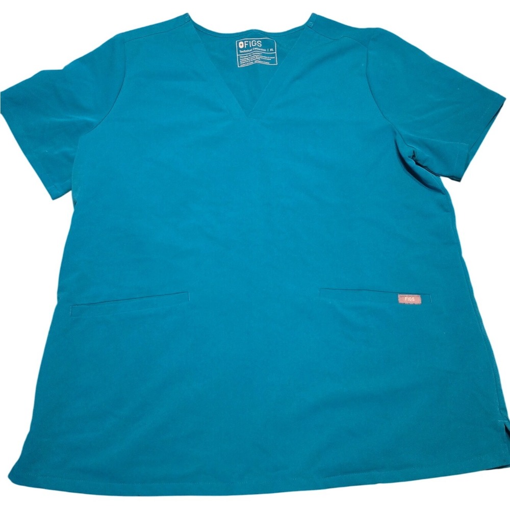 Figs Teal Short Sleeve scrub